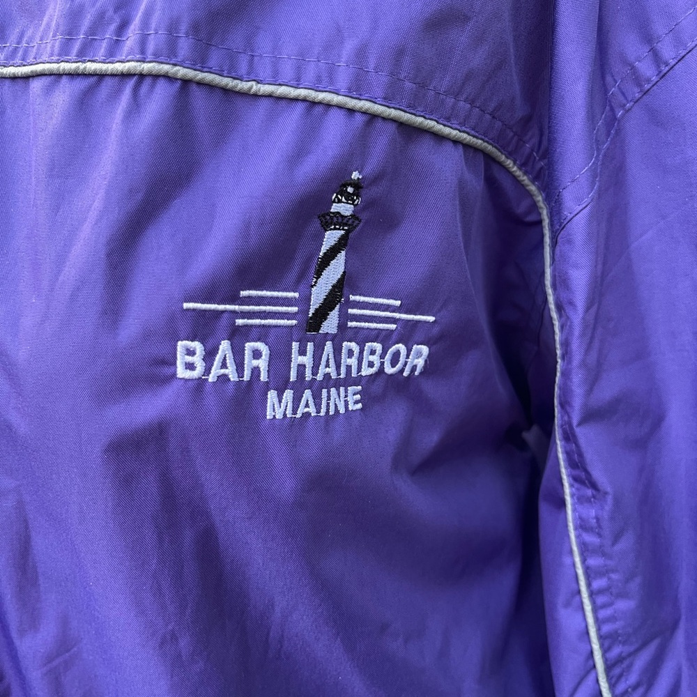 Bar Harbor Maine Purple Rain Jacket - Picture 2 of 6